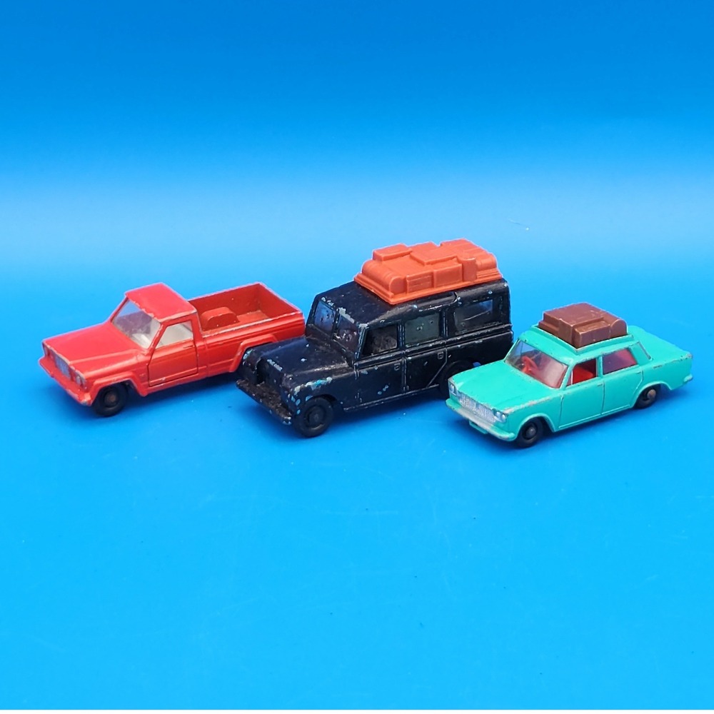 Matchbox Jeep Gladiator,‎ Land Rover Safari & Fiat 1500